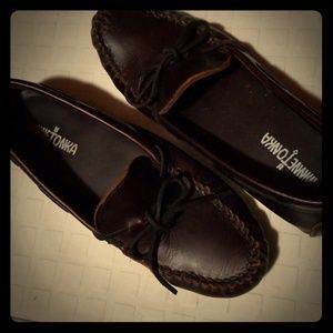 Genuine cow hide loafers